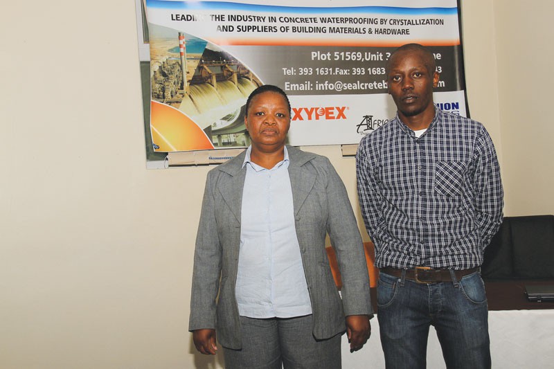 Precious Ncube and Bwanga Lumande.PIC.KENNEDY RAMOKONE