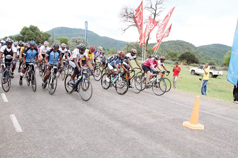 Cyclists Pic Kabo Mpaetona