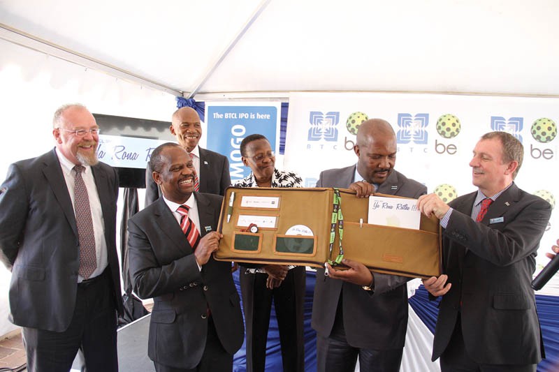 The BTCL IPO launch on December 21 PIC: KAGISO ONKATSWITSE