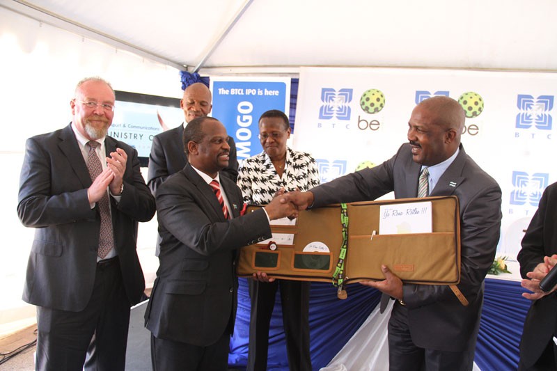 BTC IPO launch.PIC: KAGISO ONKATSWITSE