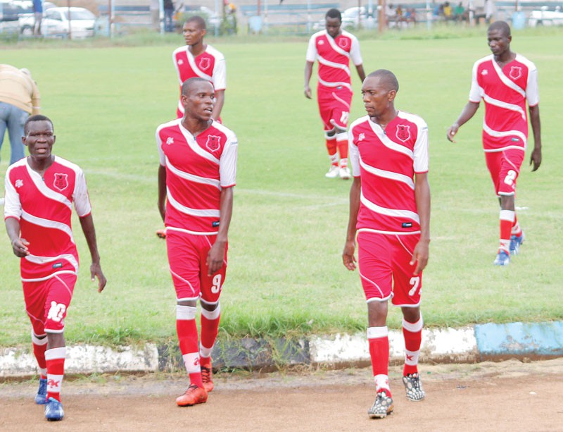 Sua Flamingoes FC players. PIC: KEOAGILE BONANG