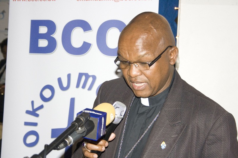 Botswana Council of Churches President Bishop Metlhayotlhe Beleme