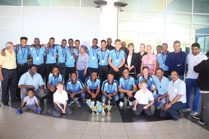 Promoted: Botswana's Under- 19 cricket side