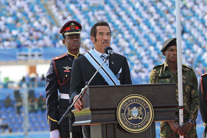 Independence Day President Ian Khama BOT50 address PIC: THALEFANG CHARLES