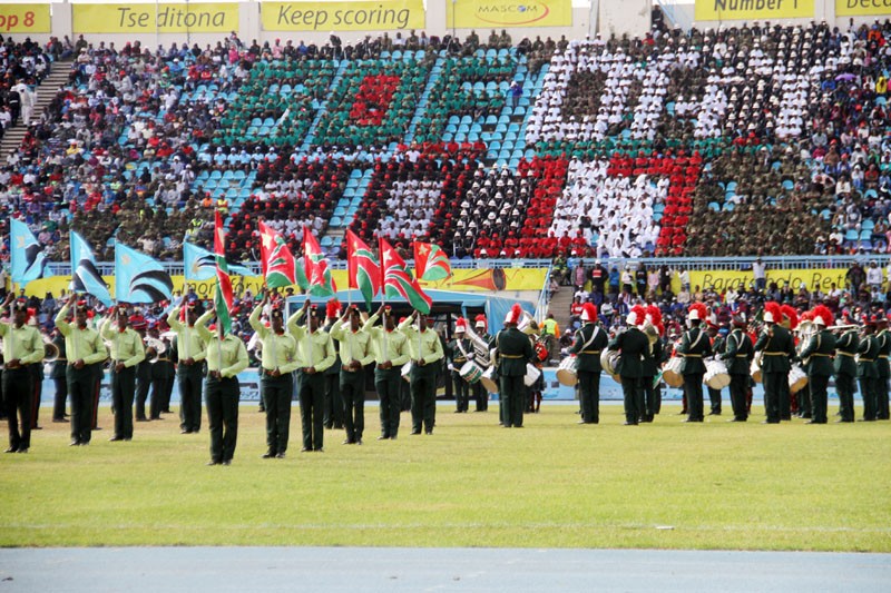 BDF Day celebrations parade PIC: BOINGOTLO SEITSHIRO