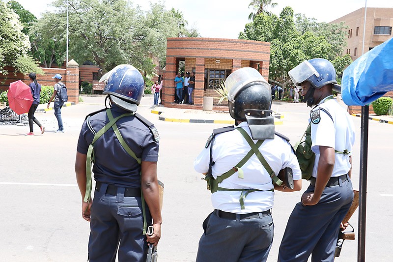 Riot police