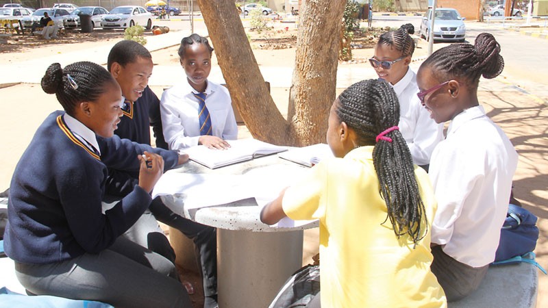 Students preparing for 2016 examinations PIC: KAGISO ONKATSWITSE