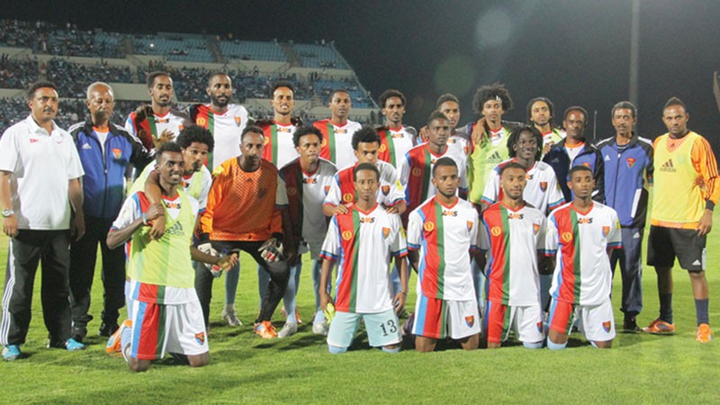 Trying their luck: Some Eritrean players are training with TAFIC as they seek to re- launch their football careers