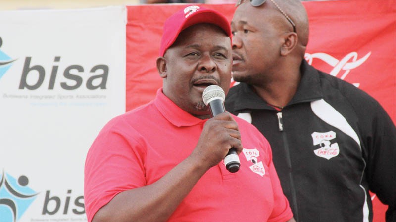 RETAINED: Joshua Gaothobogwe was once again voted as the president of BISA