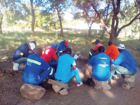 Increasingly frustrated, poverty -stricken ex-miners make up most of jobseekers at the Labour office PIC: ONALENNA KELEBILE