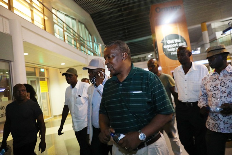 Kgosi during his arrest PIC. THALEFANG CHARLES