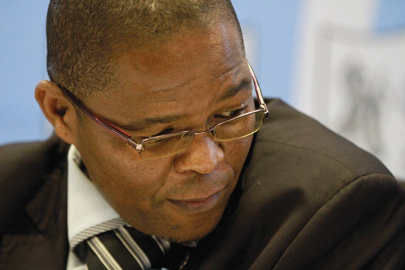 Mfolo is yet to discuss his contract PIC: KENNEDY RAMOKONE