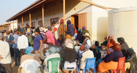 Voters in a queue. PIC: MORERI SEJAKGOMO.