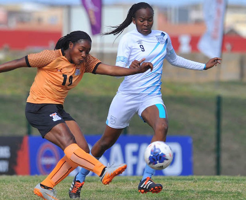 End of the road: The Zebras fell 4-0 to Zambia PIC: COSAFA