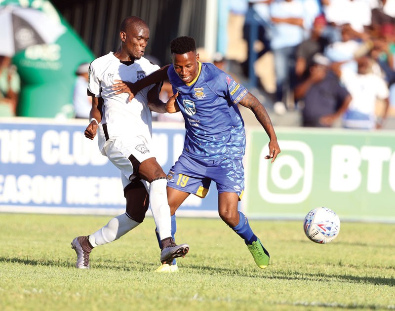 BPL action between Gaborone United and Rollers PIC.KENNEDY RAMOKONE