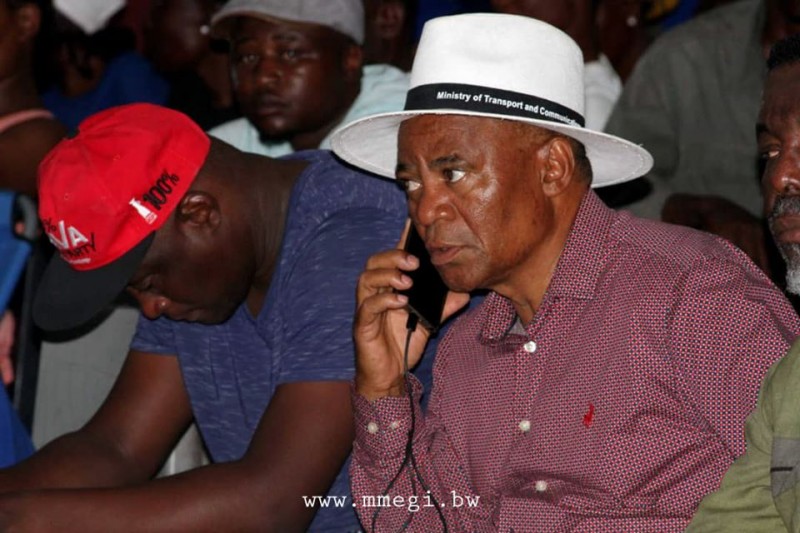 Slumber Tsogwane during the elections PIC. KEOAGILE BONANG