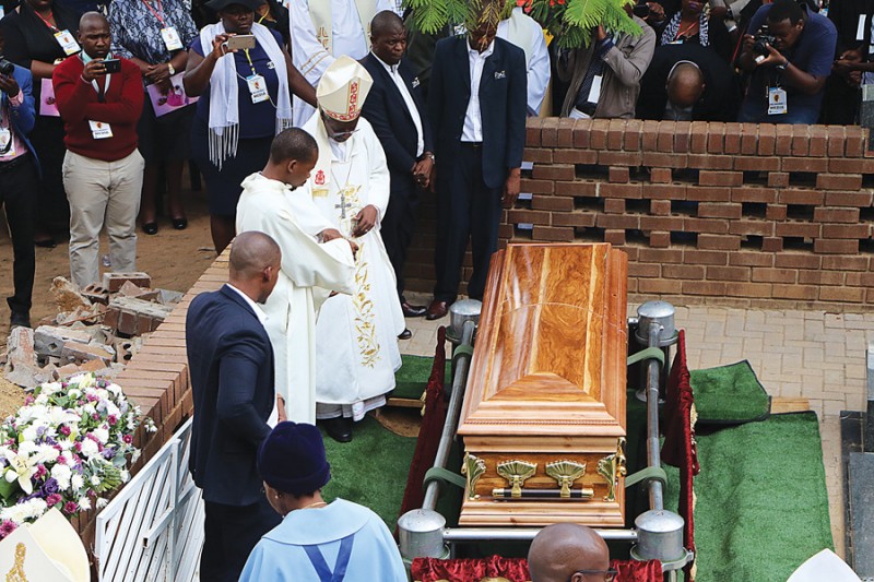 Bishop Setlalekgosi laid to rest. PIC.KENNEDY RAMOKONE
