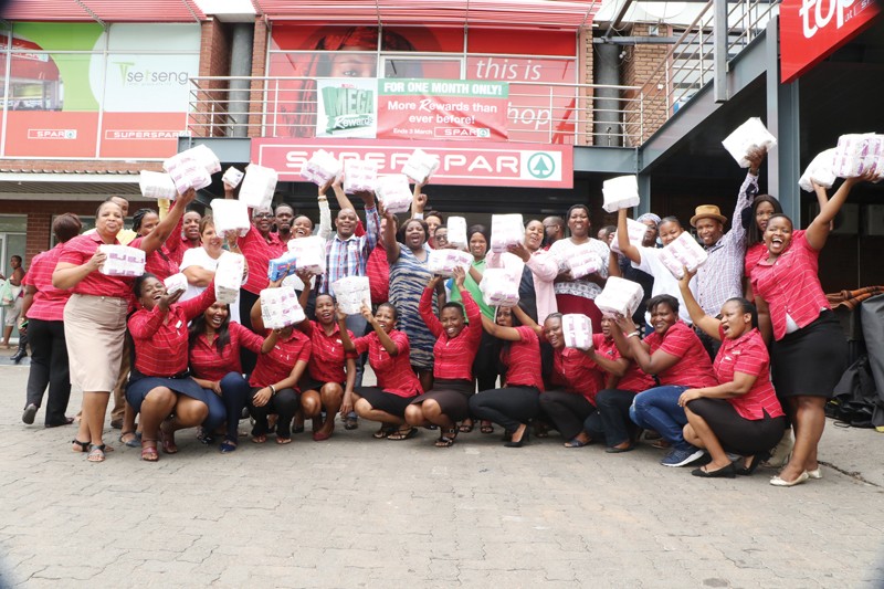 MoH, Spar donate sanitary pads to pupils Mmegi Online