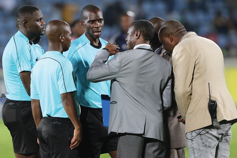 LOC briefing referees PIC: KENNEDY RAMOKONE