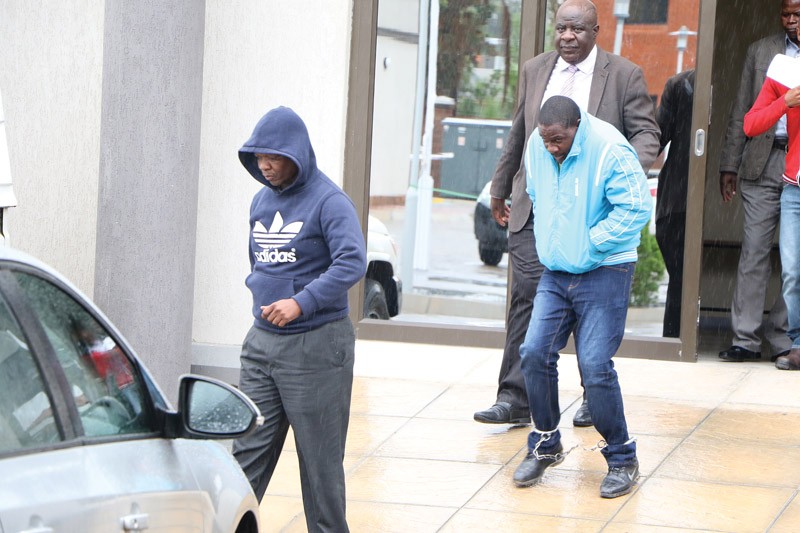 Ernest Legwale and Hamadi Nkhuha's case is likely to be committed tomorrow PIC: MORERI SEJAKGOMO