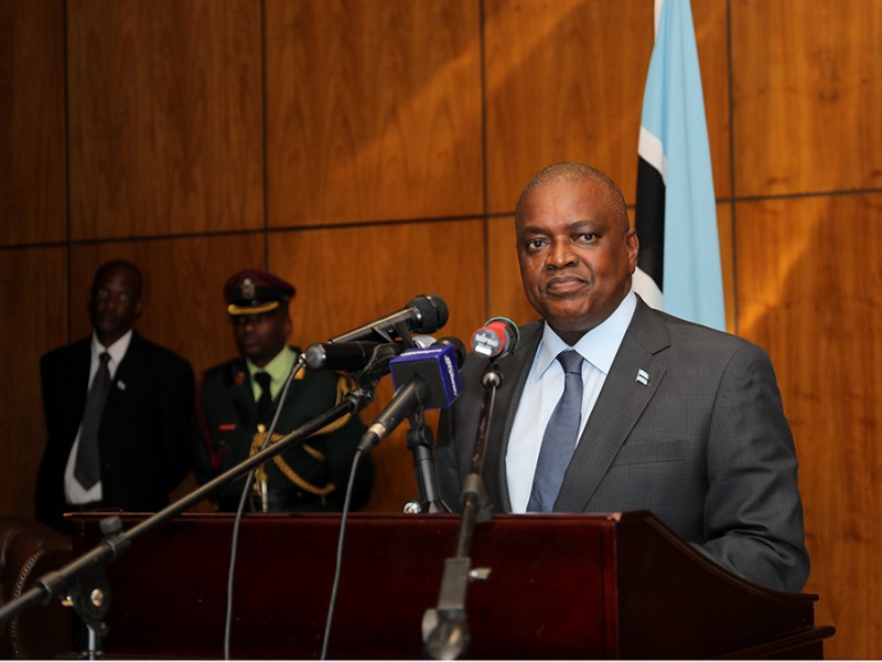 President Mokgweetsi Masisi PIC. THALEFANG CHARLES