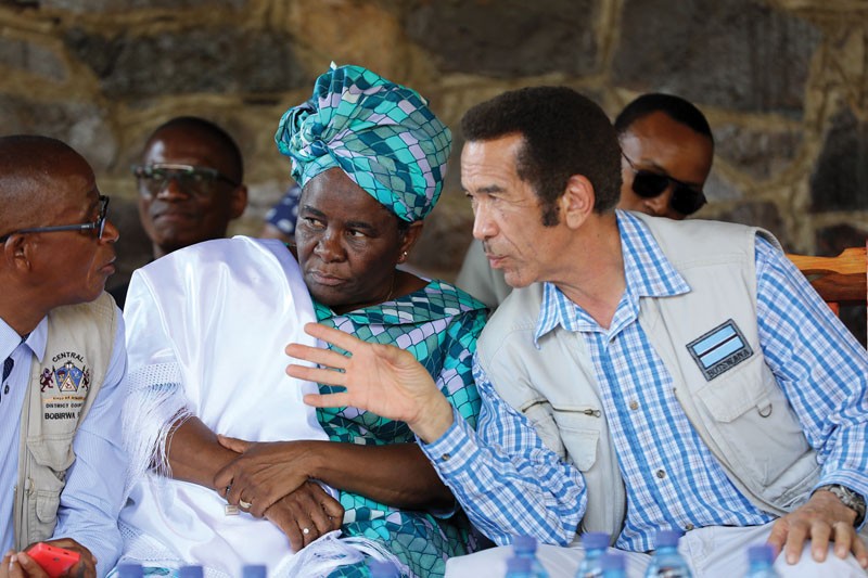 Venson-Moitoi and Khama PIC: THALEFANG CHARLES