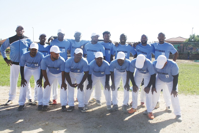 Senior men's softball team PIC: CALISTUS KOLANTSHO