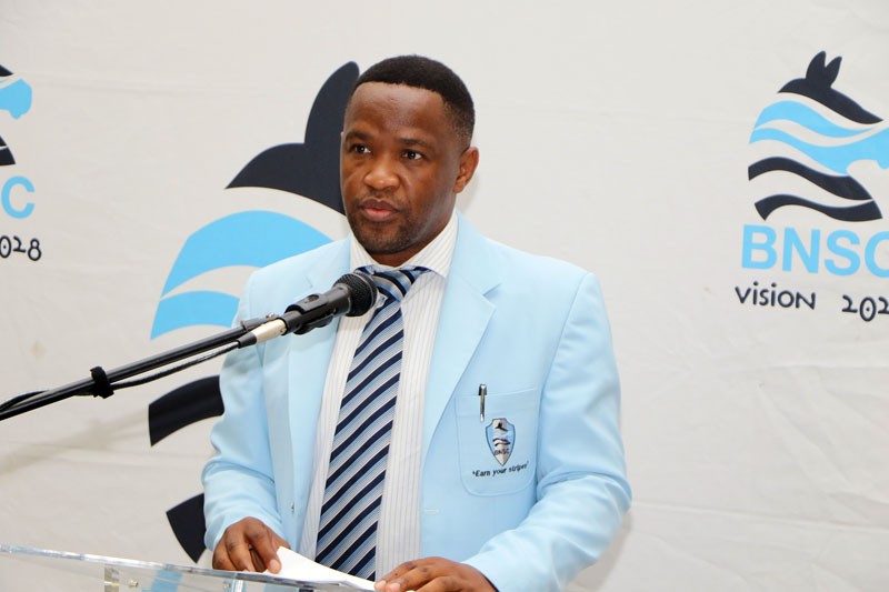 Solly Reikeletseng during BNSC AGM.PIC: KENNEDY RAMOKONE