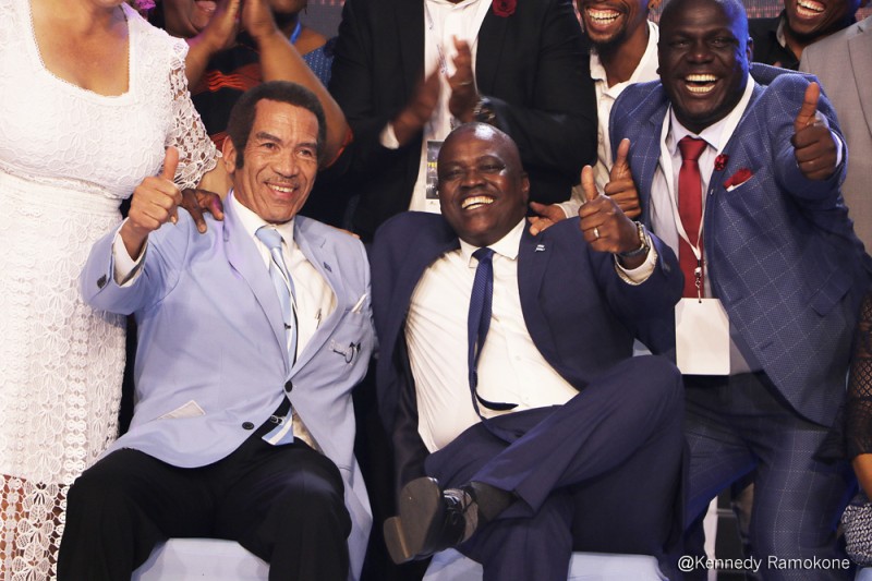 Khama and Masisi PIC. KENNEDY RAMOKONE
