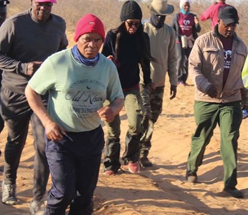 Vice president, Slumber Tsogwane was among the people who graced the Desert