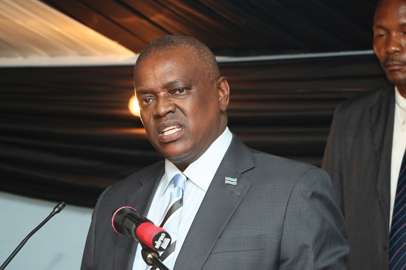President Masisi addressing the mediaPIC. MORERI SEJAKGOMO