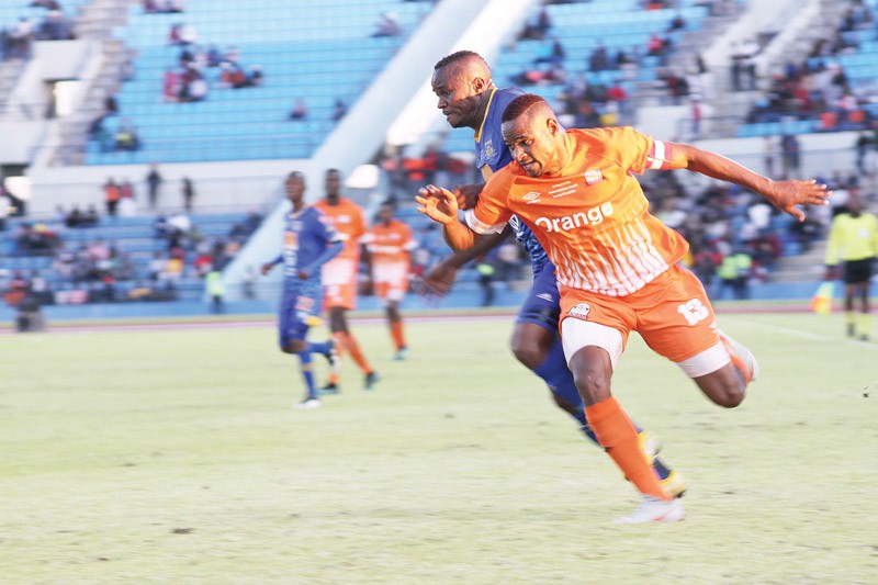 Oraoa United striker, Omaatla Kebatho finished as the top goalscorer PIC: KEOAGILE BONANG