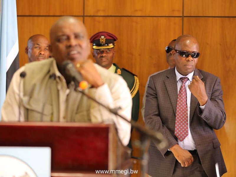 President Mokgweetsi Masisi press conference PIC. THALEFANG CHARLES