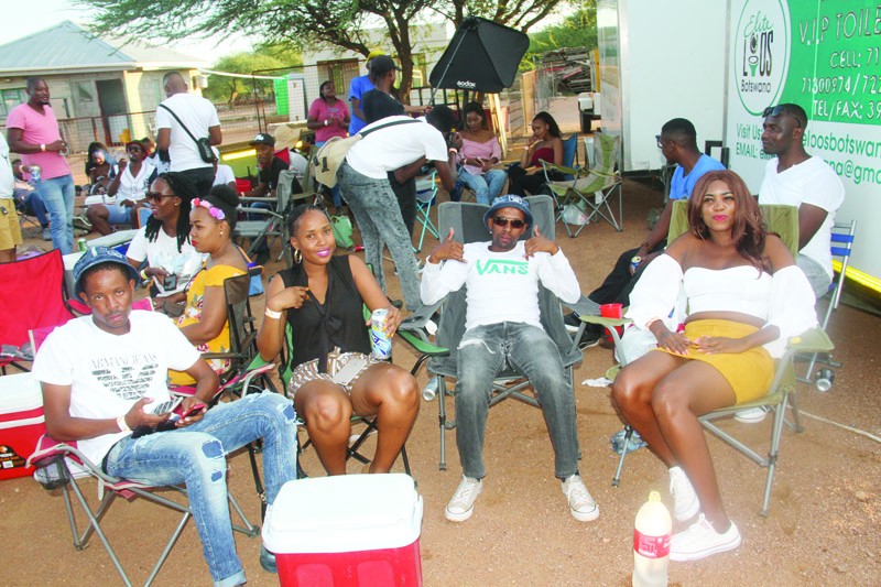 Patrons had brought theri camp chairs to relax over a couple of beverages while listening to a selection of hip-hop, house and old school kwaito tunes PIC: MOMPATI TLHANKANE