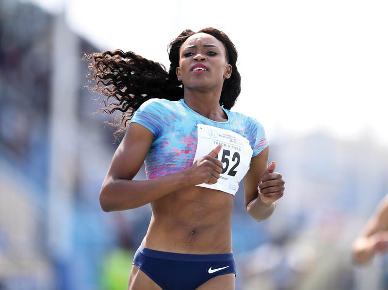 Atheletes like Botlogetswe face a tough test in their bid to qualify for the next year's Olympics PIC: PRESS PHOTO