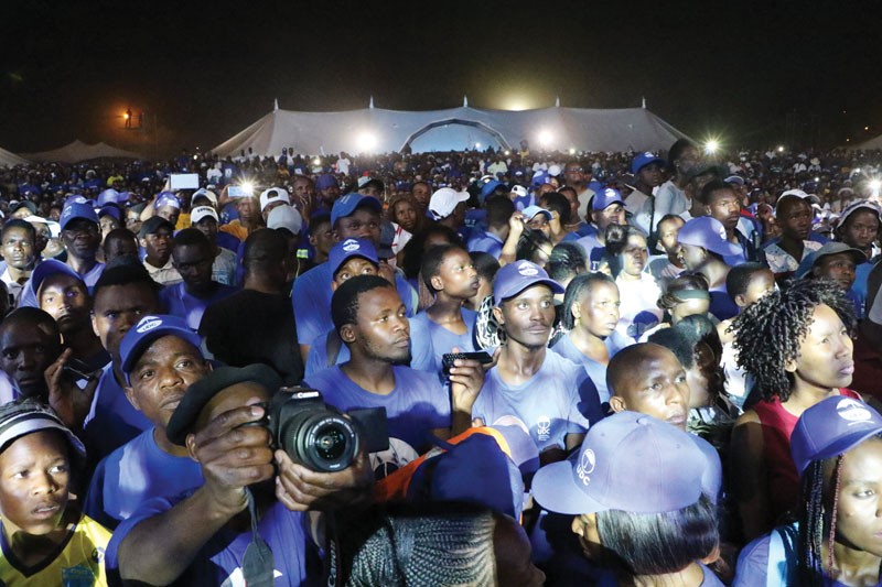 UDC members at Bophirima rally. PIC: MORERI SEJAKGOMO