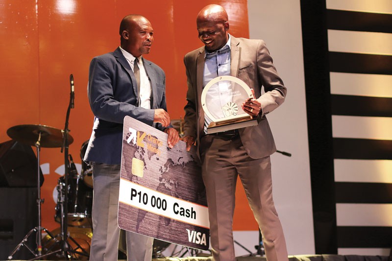 Joshua Bondo was named the Orange FA Cup referee of the tournament. PIC: KENNEDY RAMOKONE