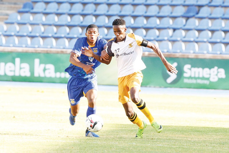 Township Rollers (in blue) registered their fouth consecutive win while Notwane are still looking for their first win. PIC: PHATSIMO KAPENG