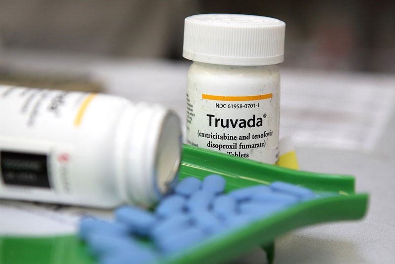 Bottles of antiretroviral drug