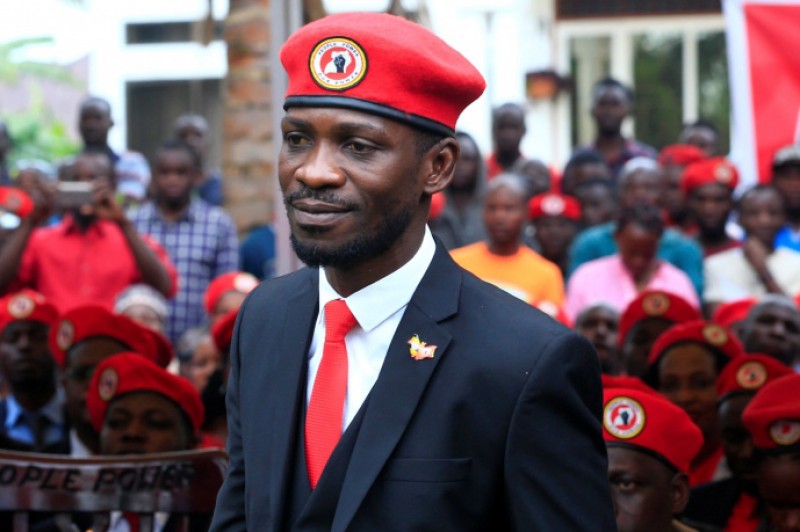 Bobi Wine defies ban on 'red beret'