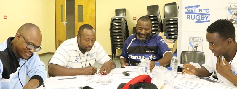 The Botswana Rugby Union (BRU) hosted a three-day coaching course. PIC: MORERI SEJAKGOMO