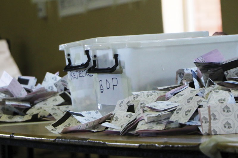 Ballot papers. PIC: KENNEDY RAMOKONE