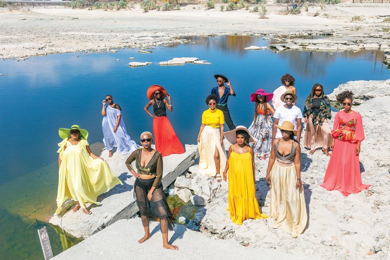 Among others the photo shoot was meant to highlight landscapes that are internationally known like Makgadikgadi Salt PanS
