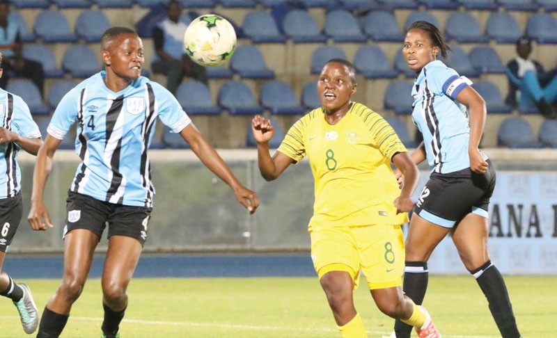 The national Women's football side are optimistic ahead of the second leg of the Olymphic qualifier against South Africa after a stalemate on Friday night. PIC: MORERI SEJAKGOMO