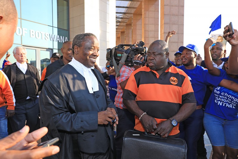 BMD leader Sidney Pilane PIC. THALEFANG CHARLES