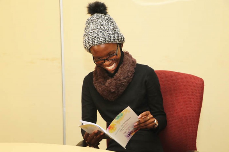 Pusetso worked on an anthology of her poems during the April lockdown and released the poetry work in May PIC: KENNEDY RAMOKONE