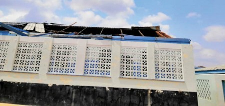 Moeng old dormitories brought down by the storm last year PIC: MOENG COLLEGE ALUMNIA