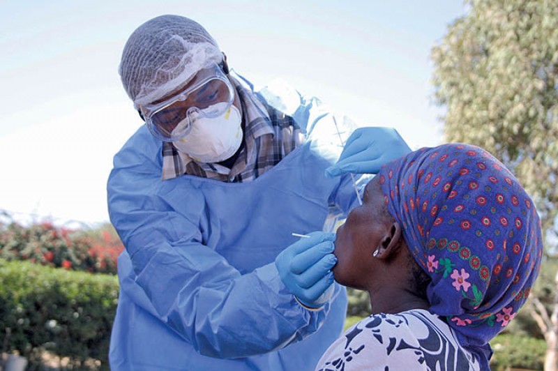 Reining it in: Botswanau00e2u20acu2122s cases are still on the rise PIC: PHATSIMO KAPENG