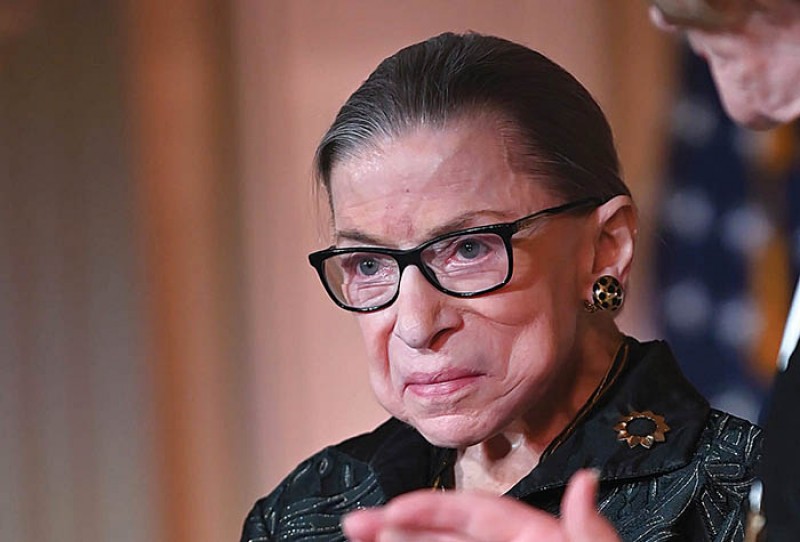 Judicial stalwart: Ginsburg passed away recently after a brave battle with cancer PIC: GETTY IMAGES