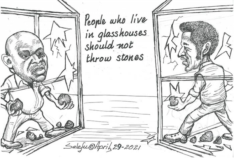 People who live in glasshouses should not throw stones Mmegi Online
